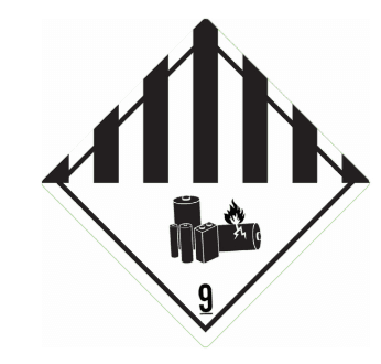 Etiqueta clase 9 · Misceláneos (mercancías varias)