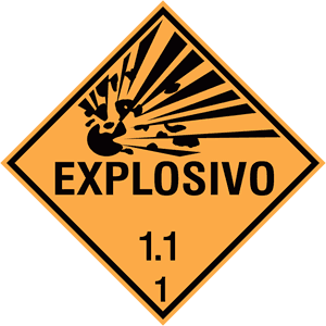 Etiqueta clase 1 · Explosivos